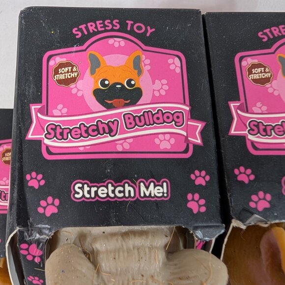 Stretchy Bull Dog Stress Relievers - Picture 2 of 2